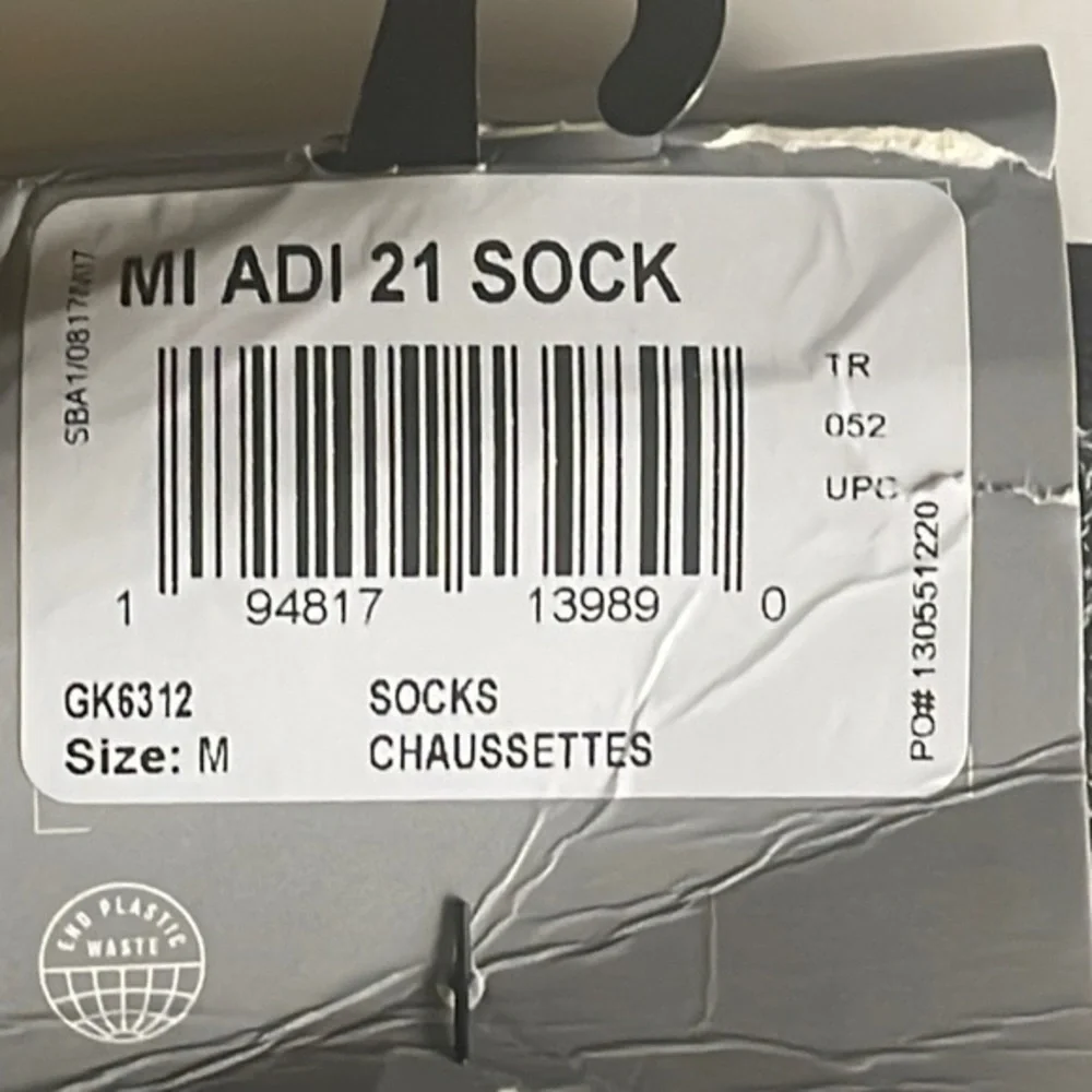 Adidas sock 21 Aeroready formotion black team sports athletic socks NWT Sz M